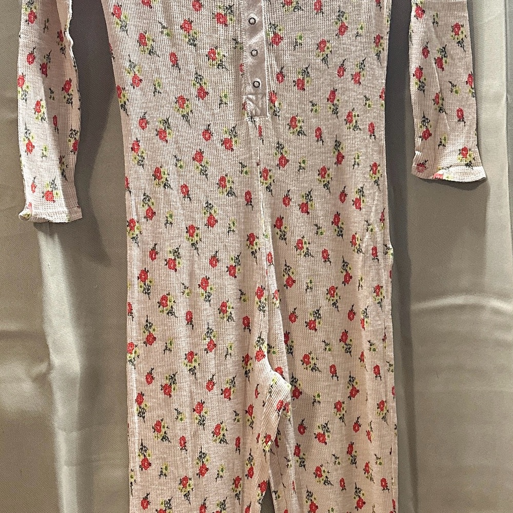 Floral Long Sleeve Onesie